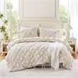 Olliix Intelligent Design Lily King Comforter Set Microfiber in Ivory