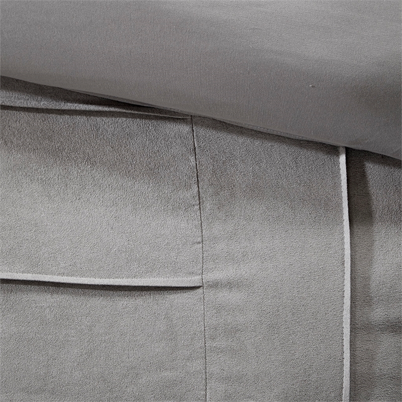 Olliix Madison Park Dune King Comforter Set Polyester in Grey