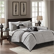 Olliix Madison Park Dune King Comforter Set Polyester in Grey
