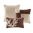 Olliix Madison Park Dune Full Comforter Set Polyester in Beige