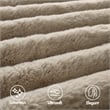 Olliix Madison Park Jasmine King Comforter Mini Set Polyester in Taupe