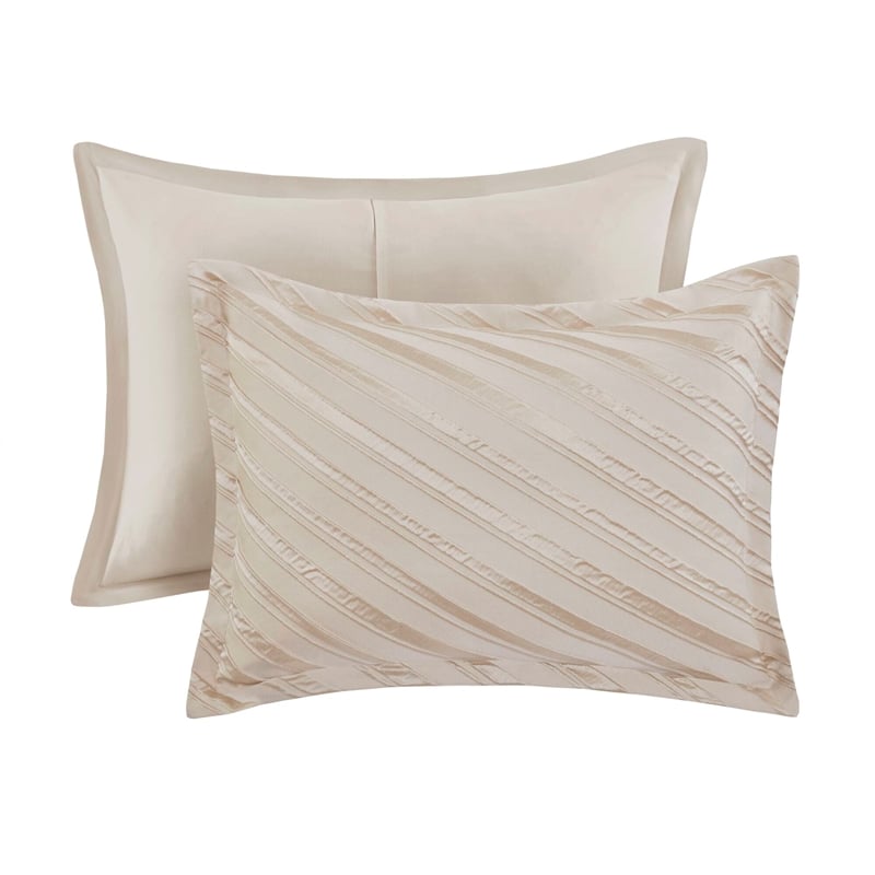 Olliix Madison Park Riva King Comforter Set Polyester in Beige