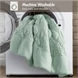 Olliix Madison Park Elise Twin Comforter Set Polyester in Sage