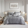 Olliix Madison Park Royce King Comforter Set Polyester in Grey