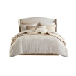 Olliix Madison Park Royce King Comforter Set Polyester in Ivory