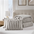 Olliix Madison Park Jasmine King Comforter Mini Set Polyester in Light Gray