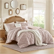 Olliix Madison Park Mona King Comforter Set Polyester in Pink