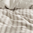 Olliix Madison Park Etta King Duvet Set Cotton in Tan