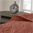 Olliix Madison Park Quebec King Bedspread Set Cotton in Clay Red