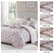 Olliix Madison Park Essentials Adele King Comforter Set Polyester in Pink