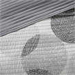 Olliix Madison Park Essentials Knowles Twin Quilt Set Cotton in Grey