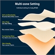 Olliix Serta Microfiber Zoned King Mattress Pad Microfiber in White