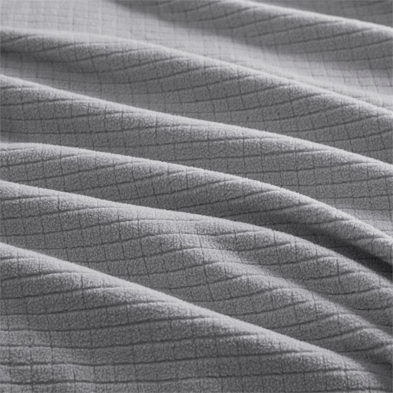 Olliix True North by Sleep Philosophy Microfleece King Blanket Polyester in Grey