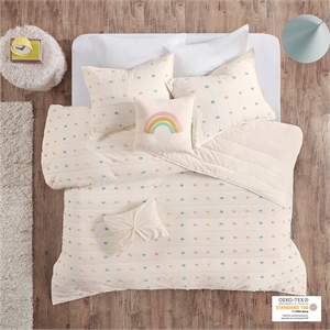 Olliix Intelligent Design Kids Callie Twin Quilt Set Cotton in Multi