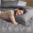 Olliix Super Listing Logan Full Comforter Set Polyester in Charcoal
