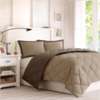 Olliix Madison Park Essentials Larkspur King Comforter Mini Set in Brown/Sand