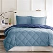 Olliix Madison Park Larkspur King Comforter Mini Set in Navy/Light Blue