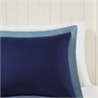 Olliix Madison Park Larkspur King Comforter Mini Set in Navy/Light Blue