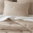 Olliix Harbor House Blue Breeze King Quilt Set Cotton in Taupe