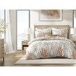 Olliix Harbor House Botanical King Duvet Cover Set Cotton in Terracotta/Linen