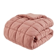 Olliix Intelligent Design Dream Puff Twin Comforter Mini Set Polyester in Rose