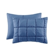 Olliix Intelligent Design Dream Puff Twin Comforter Mini Set Polyester in Navy