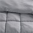 Olliix Intelligent Design Dream Puff Twin Comforter Mini Set Polyester in Grey