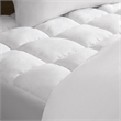 Olliix Intelligent Design Dream Puff Full Mattress Pad Polyester in White