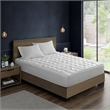 Olliix Intelligent Design Dream Puff King Mattress Pad Polyester in White