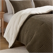 Olliix Madison Park Riordan King Comforter Mini Set Polyester in Brown