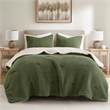 Olliix Madison Park Riordan Twin Comforter Mini Set Polyester in Olive