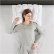 Olliix Madison Park Stay Puffed King Pillow Protector Polyester in White