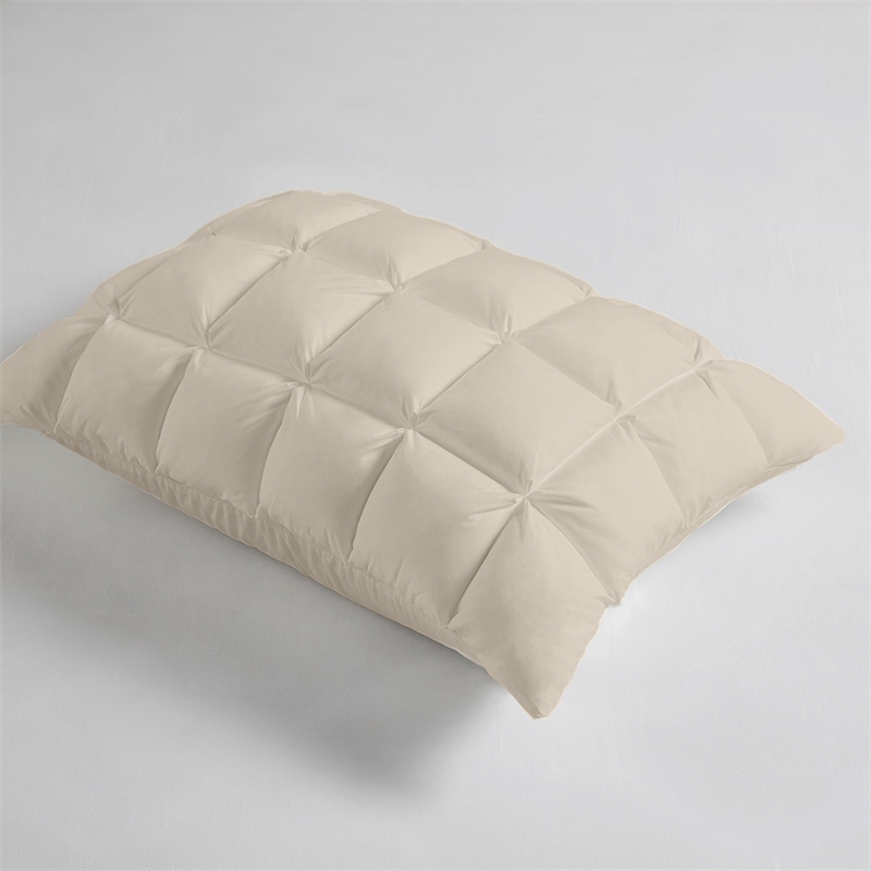 Olliix Madison Park Stay Puffed King Pillow Protector Polyester in Tan