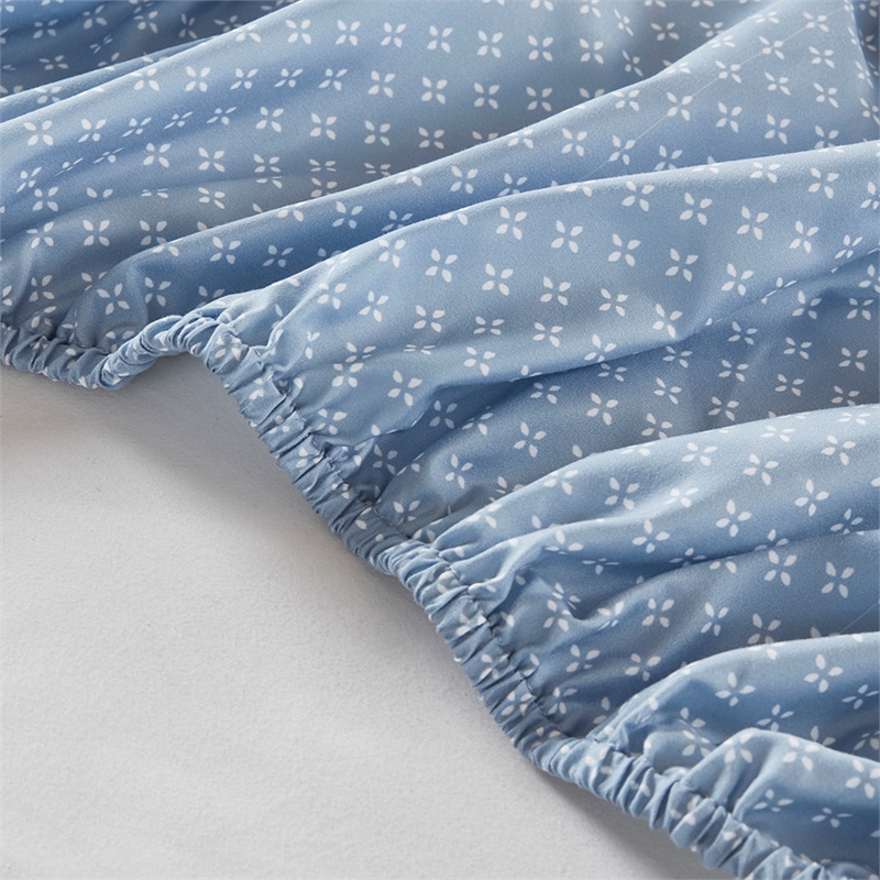 Olliix Madison Park Essentials Luna Twin Comforter Set Polyester in Blue