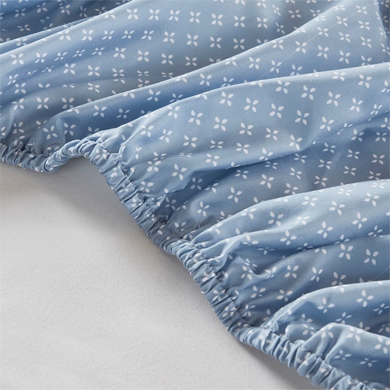 Olliix Madison Park Essentials Luna Full Comforter Set Polyester in Blue