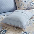 Olliix Madison Park Essentials Heather King Comforter Set in Beige/Blue