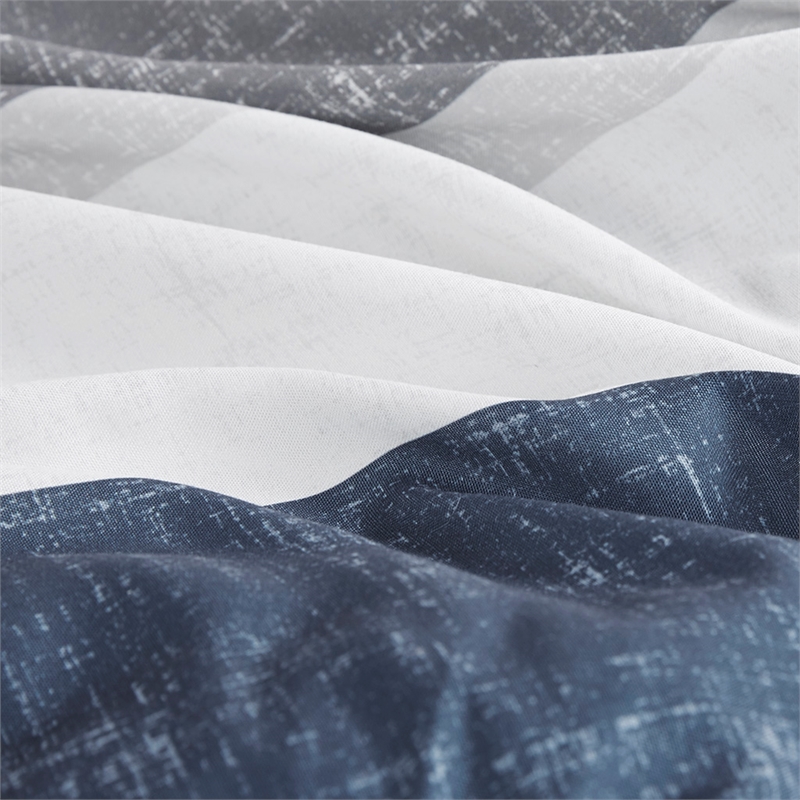 Olliix Madison Park Essentials Jaxon Twin Comforter Set Polyester in Blue/Grey