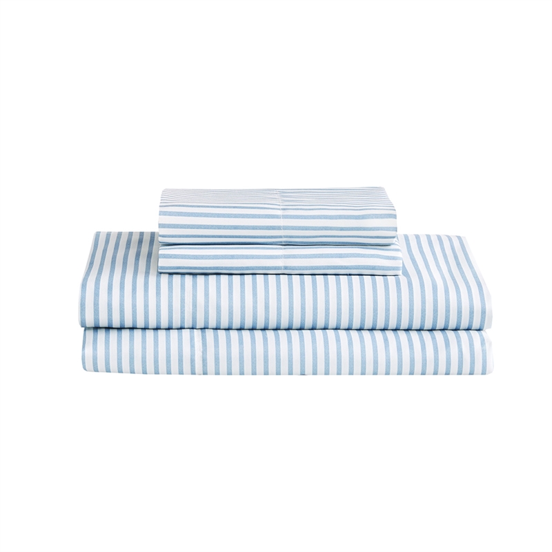 Olliix Madison Park Essentials Jaxon Twin Comforter Set Polyester in Blue/Grey