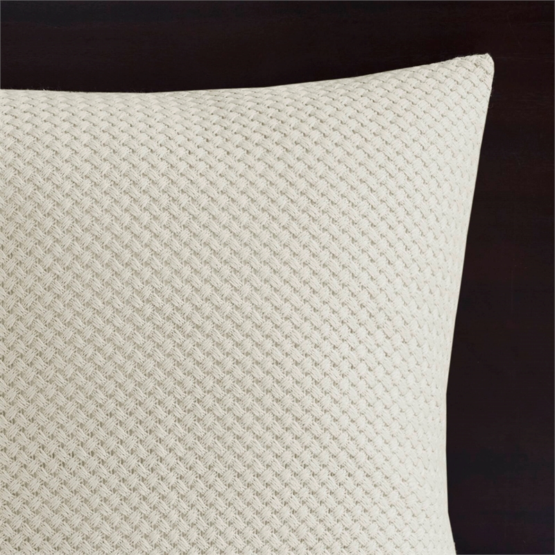 Olliix Madison Park Signature Essence King Comforter Set Cotton in Ivory