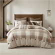 Olliix Madison Park Signature Urban Cabin King Comforter Set Cotton in Neutral