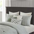 Olliix Madison Park Signature Essence King Comforter Set Cotton in Green
