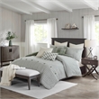 Olliix Madison Park Signature Essence King Comforter Set Cotton in Green