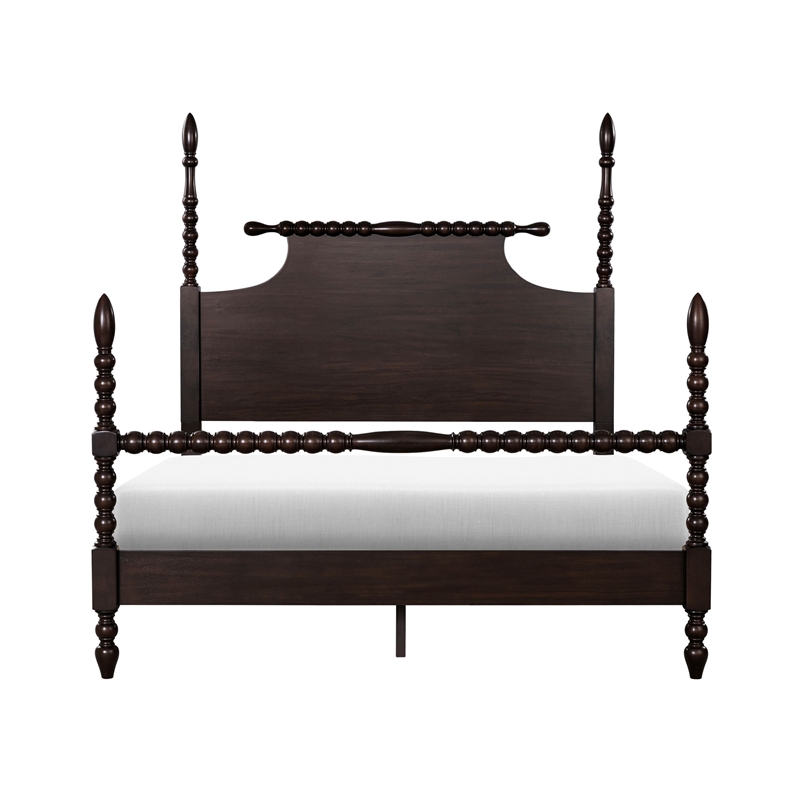 Olliix Madison Park Signature Beckett MDF/Wood Full Bed in Morocco Brown