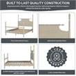 Olliix Madison Park Signature Beckett MDF/Wood Full Bed in Morocco Brown