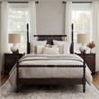 Olliix Madison Park Signature Beckett MDF/Wood Full Bed in Morocco Brown