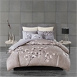 Olliix N Natori Sakura Blossom King Comforter Set Cotton in Lilac