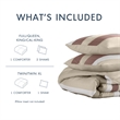 Olliix Regency Heights Blais King Comforter Mini Set Memory Foam in Terracotta