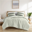 Olliix Regency Heights Blais King Comforter Mini Set Memory Foam in Sage