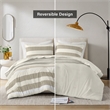 Olliix Regency Heights Blais King Comforter Mini Set Memory Foam in Neutral