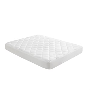 Olliix Sharper Image Cooling Touch King Mattress Pad Polyester in White